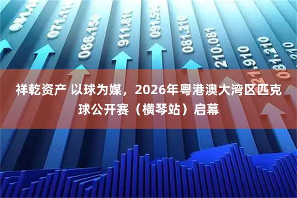 祥乾资产 以球为媒，2026年粤港澳大湾区匹克球公开赛（横琴站）启幕